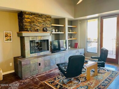 Fireplace area