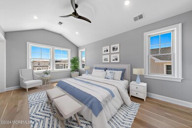 Virtually Staged Master Bed