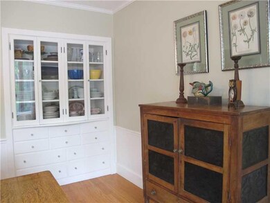 Dining Room. Handsome china closet...