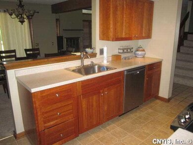 Kitchen. This kitchen looks out at the dining port