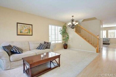 A view of the living room looking back toward the 