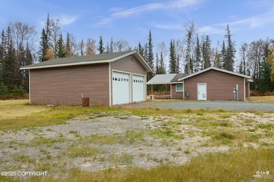 House and large detached garage