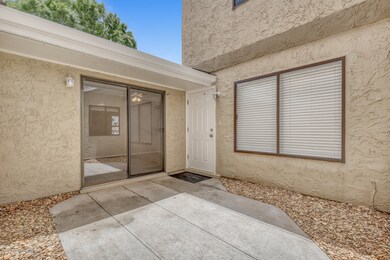 courtyard to door
