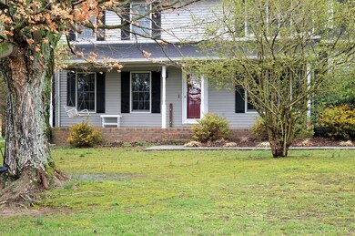 Wonderful rocking chair front porch to relax and enjoy the country scenery.