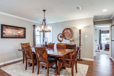 Spacious Dining Area, Decorative Lighting.
