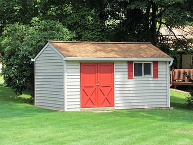 Storage. Shed in back yard.