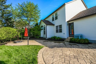 Wrap around Concrete patio