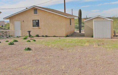 Back of Detached Garage and Storage Buil