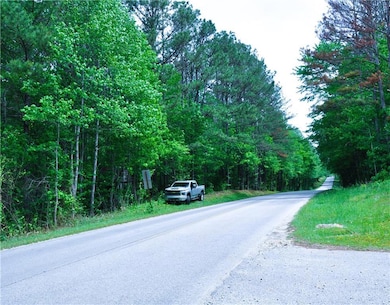 View of street with a forest view