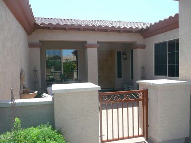 Gated and Tiled Courtyard