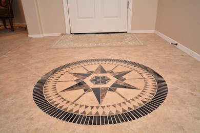 Tile Medallion at Entry
