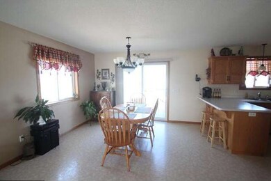Bright and open dining room.