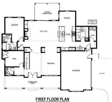View of home floor plan, first floor