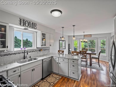 Stainless steel appliances, a chef's dream.