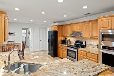 Updated lighting, counters, and appliances!