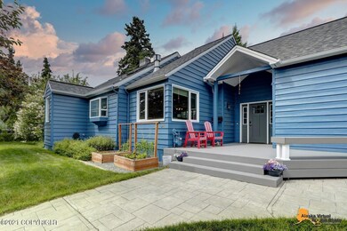 Inviting front porch