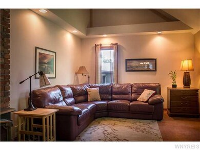 Living Room. Formal living rm features vaulted cei