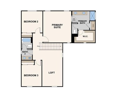2351 North Filbert Ave, Second Floor, Floor Plan