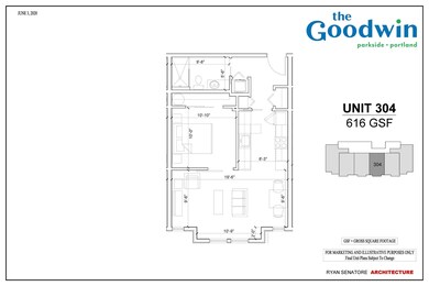 Unit 304 Floor Plan