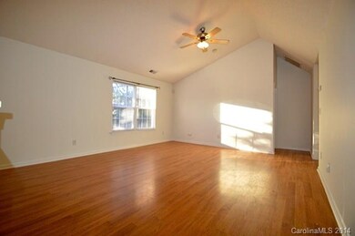 Vaulted Greatroom is spacious and sunny.