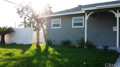 Front left of the house.  Update with palms and va
