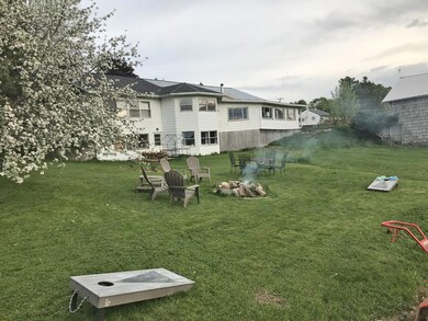 Rear of house