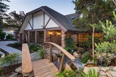 Beautiful landscaping with multiple waterfalls in 