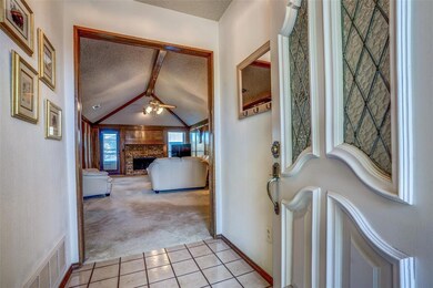 Foyer with ceramic tile provides great entrance to
