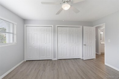 Master Bedroom w/ 2 Sets of Double BiFolds