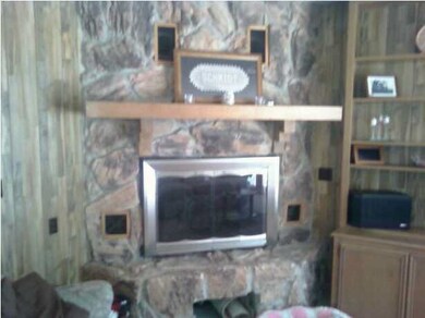 WOOD BURNING FIREPLACE PROVIDES HEAT SOURCE EVEN W