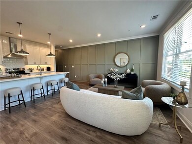 Open Concept Living Space overlooking Sawnee Mountain