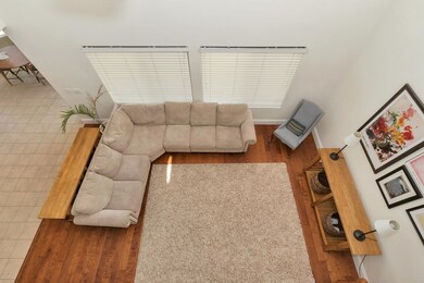 DOWN VIEW OF GREAT ROOM