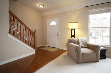 Living room off of entry