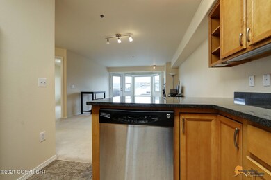 Open to dining and living room area