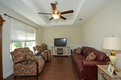 Living Room with wood floors