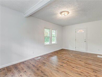 living room facing front door