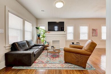 Mock Fireplace in living area.