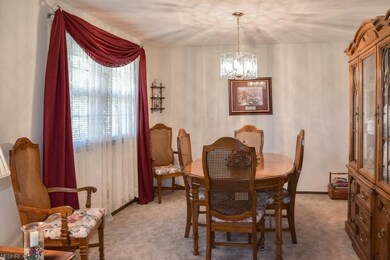 Formal dining room.