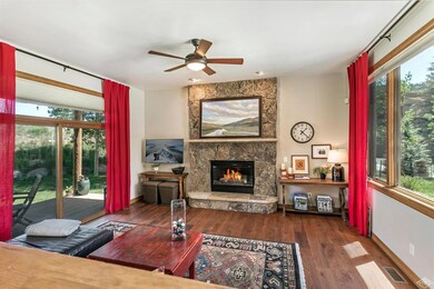 Living area with lots of natural light.