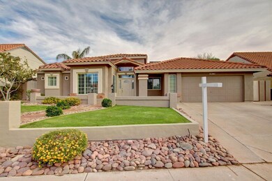 Meticulously maintained landscape