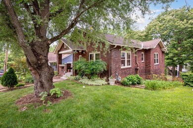 Mature Landscaping Frames the Home