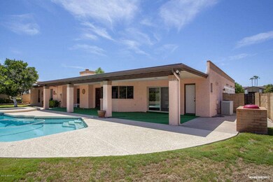 Full length covered patio