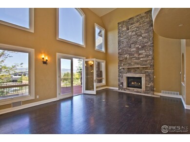 Living Room Opens to Deck and Outdoor FP