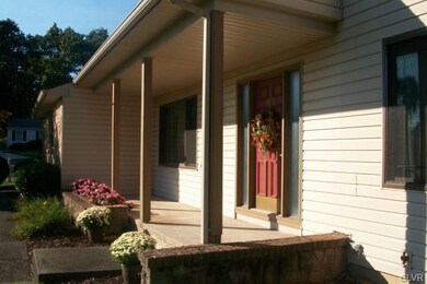 Covered front porch