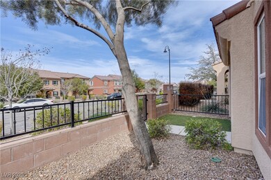 View of yard featuring a residential view and fenc