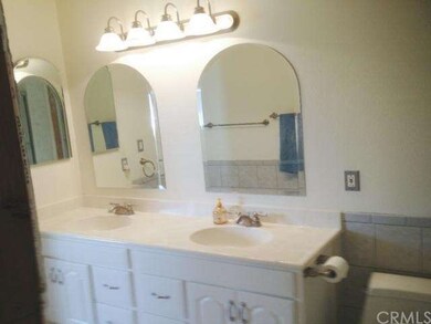 Spacious Upstairs Master Bath has lots of counter 