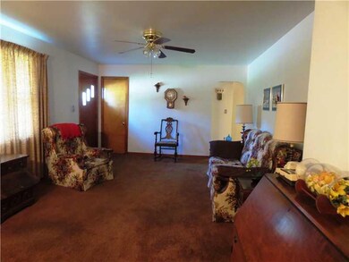 Living Room. The spacious seating area in the livi