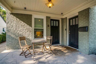 Inviting front porch for hanging out and enjoying 