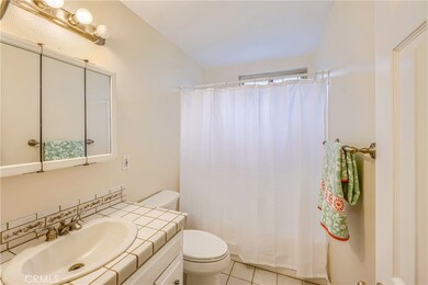 Bathroom has tub/shower combo