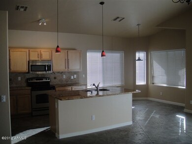 Kitchen with granite counter tops a